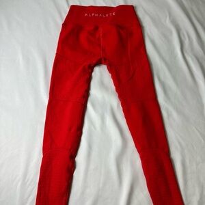 Alphalete Red Leggings